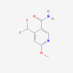 4-(Difluoromethyl)-6-methoxypyridine-3-carboxamide