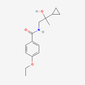molecular formula C15H21NO3 B2981576 N-(2-环丙基-2-羟基丙基)-4-乙氧基苯甲酰胺 CAS No. 1286705-11-0
