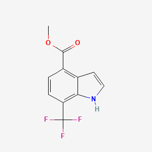 Methyl 7-(trifluoromethyl)-1H-indole-4-carboxylate
