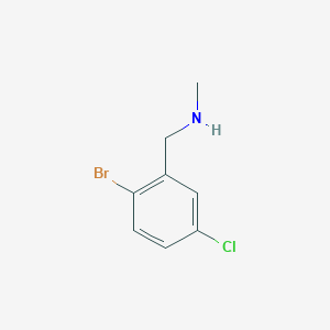 molecular formula C8H9BrClN B2981628 [(2-Bromo-5-chlorophenyl)methyl](methyl)amine CAS No. 1308649-63-9
