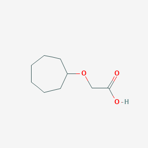 molecular formula C9H16O3 B2981636 2-(Cycloheptyloxy)acetic acid CAS No. 1282285-88-4