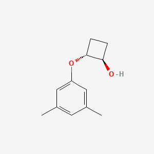 molecular formula C12H16O2 B2981662 (1R,2R)-2-(3,5-dimethylphenoxy)cyclobutan-1-ol CAS No. 2151306-58-8; 2271712-68-4