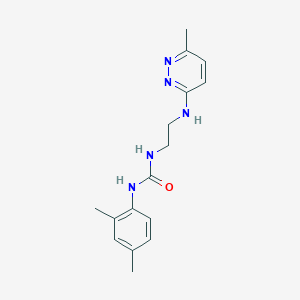 1-(2,4-Dimethylphenyl)-3-(2-((6-methylpyridazin-3-yl)amino)ethyl)urea