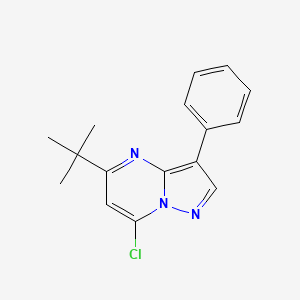 5-Tert-butyl-7-chloro-3-phenylpyrazolo[1,5-a]pyrimidine