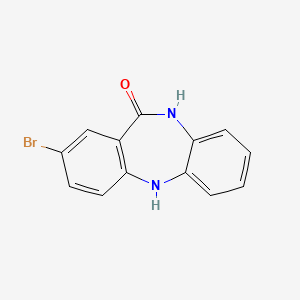 molecular formula C13H9BrN2O B2981714 2-Bromo-5,10-dihydro-11H-dibenzo[b,e][1,4]diazepin-11-one CAS No. 949570-72-3