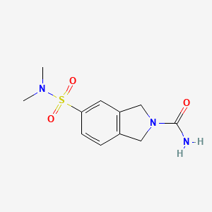 5-(Dimethylsulfamoyl)-1,3-dihydroisoindole-2-carboxamide