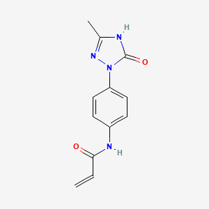 N-[4-(3-Methyl-5-oxo-4H-1,2,4-triazol-1-yl)phenyl]prop-2-enamide
