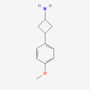 molecular formula C11H15NO B2981782 顺式-3-(4-甲氧基苯基)环丁胺 CAS No. 2007920-49-0