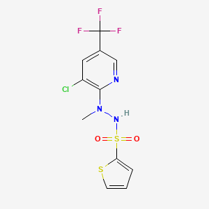 N'-[3-chloro-5-(trifluoromethyl)-2-pyridinyl]-N'-methyl-2-thiophenesulfonohydrazide