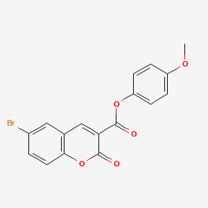 4-methoxyphenyl 6-bromo-2-oxo-2H-chromene-3-carboxylate