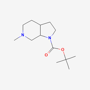 molecular formula C13H24N2O2 B2981828 tert-Butyl 6-methyloctahydro-1H-pyrrolo[2,3-c]pyridine-1-carboxylate CAS No. 1443980-54-8