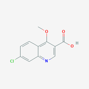 molecular formula C11H8ClNO3 B2981846 7-Chloro-4-methoxyquinoline-3-carboxylic acid CAS No. 876708-52-0