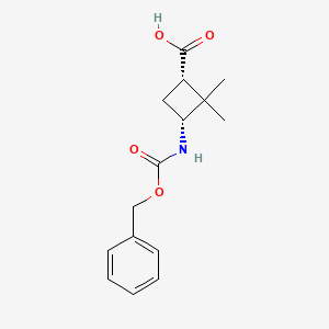 (1alpha)-3alpha-(Benzyloxycarbonylamino)-2,2-dimethylcyclobutanecarboxylic acid