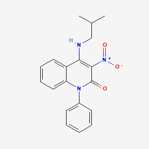 4-(isobutylamino)-3-nitro-1-phenylquinolin-2(1H)-one