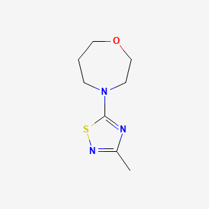 4-(3-Methyl-1,2,4-thiadiazol-5-yl)-1,4-oxazepane