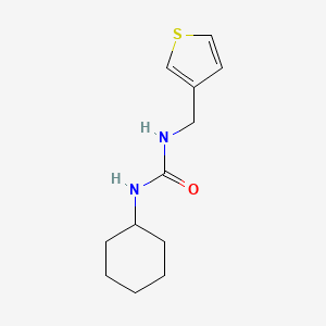 molecular formula C12H18N2OS B2981925 1-Cyclohexyl-3-(thiophen-3-ylmethyl)urea CAS No. 1208760-62-6