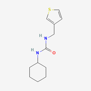 molecular formula C12H18N2OS B2981925 1-环己基-3-(噻吩-3-基甲基)脲 CAS No. 1208760-62-6