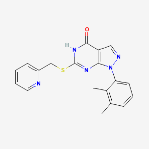1-(2,3-dimethylphenyl)-6-((pyridin-2-ylmethyl)thio)-1H-pyrazolo[3,4-d]pyrimidin-4-ol