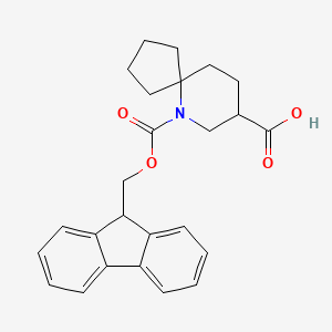 6-(9H-Fluoren-9-ylmethoxycarbonyl)-6-azaspiro[4.5]decane-8-carboxylic acid