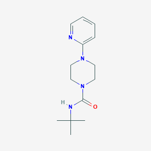 molecular formula C14H22N4O B2981946 N-(tert-butyl)-4-(pyridin-2-yl)piperazine-1-carboxamide CAS No. 335282-68-3