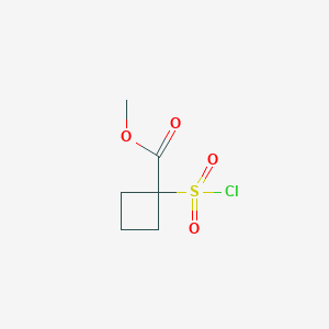 Methyl 1-(chlorosulfonyl)cyclobutane-1-carboxylate