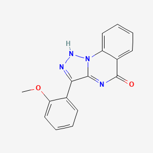 3-(2-methoxyphenyl)[1,2,3]triazolo[1,5-a]quinazolin-5(4H)-one