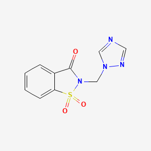 2-(1H-1,2,4-triazol-1-ylmethyl)-1H-1,2-benzisothiazole-1,1,3(2H)-trione