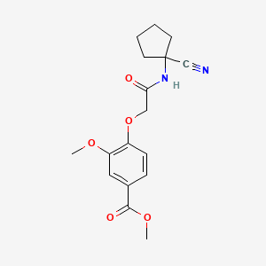 Methyl 4-{[(1-cyanocyclopentyl)carbamoyl]methoxy}-3-methoxybenzoate