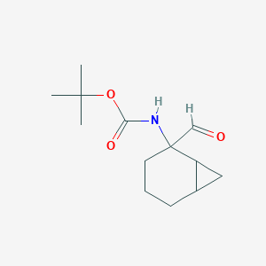 Tert-butyl N-(2-formyl-2-bicyclo[4.1.0]heptanyl)carbamate