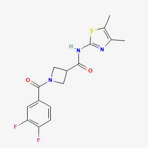 1-(3,4-difluorobenzoyl)-N-(4,5-dimethylthiazol-2-yl)azetidine-3-carboxamide
