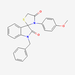 1-Benzyl-3'-(4-methoxyphenyl)-1,2-dihydrospiro[indole-3,2'-[1,3]thiazolidine]-2,4'-dione
