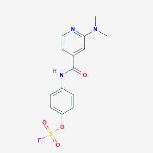 2-(Dimethylamino)-4-[(4-fluorosulfonyloxyphenyl)carbamoyl]pyridine