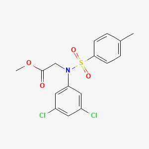 methyl 2-(3,5-dichloro-N-(4-methylphenyl)sulfonylanilino)acetate