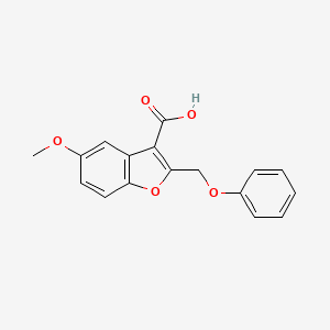 5-Methoxy-2-(phenoxymethyl)-1-benzofuran-3-carboxylic acid