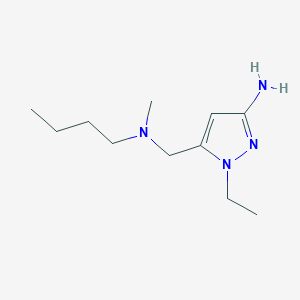 5-{[butyl(methyl)amino]methyl}-1-ethyl-1H-pyrazol-3-amine