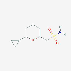 (6-Cyclopropyloxan-2-yl)methanesulfonamide