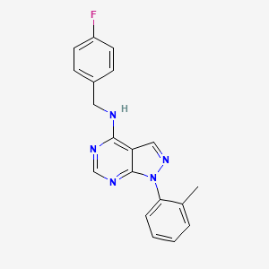 N-(4-fluorobenzyl)-1-(2-methylphenyl)-1H-pyrazolo[3,4-d]pyrimidin-4-amine