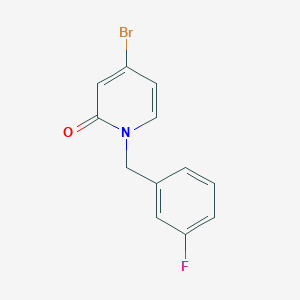 4-Bromo-1-(3-fluorobenzyl)pyridin-2(1H)-one