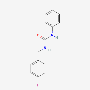 molecular formula C14H13FN2O B2982090 1-(4-氟苯甲基)-3-苯基脲 CAS No. 541545-68-0