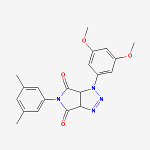 1-(3,5-dimethoxyphenyl)-5-(3,5-dimethylphenyl)-1,6a-dihydropyrrolo[3,4-d][1,2,3]triazole-4,6(3aH,5H)-dione