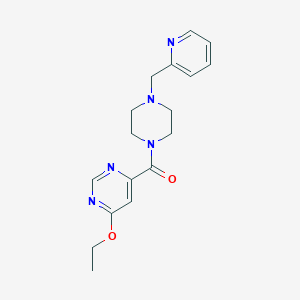 (6-Ethoxypyrimidin-4-yl)(4-(pyridin-2-ylmethyl)piperazin-1-yl)methanone