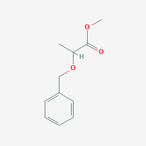 molecular formula C11H14O3 B2982116 甲酸2-(苄氧基)丙酸酯 CAS No. 53346-03-5