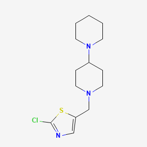 1-{4-[(2-Chloro-1,3-thiazol-5-yl)methyl]piperdine}piperidine