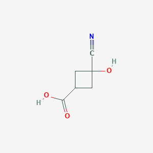 (1S,3s)-3-cyano-3-hydroxycyclobutane-1-carboxylic acid