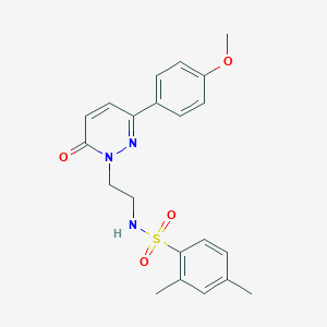 N-(2-(3-(4-methoxyphenyl)-6-oxopyridazin-1(6H)-yl)ethyl)-2,4-dimethylbenzenesulfonamide