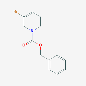 molecular formula C13H14BrNO2 B2982186 5-溴-3,6-二氢吡啶-1(2H)-甲酸苄酯 CAS No. 2008381-46-0