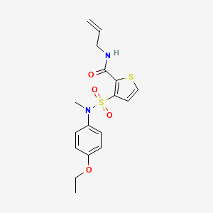 3-[(4-ethoxyphenyl)(methyl)sulfamoyl]-N-(prop-2-en-1-yl)thiophene-2-carboxamide