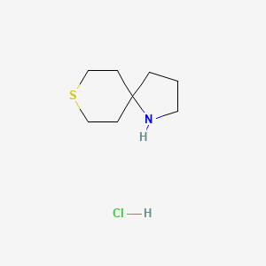 molecular formula C8H16ClNS B2982382 8-噻-1-氮杂螺[4.5]癸烷盐酸盐 CAS No. 1888827-15-3