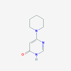 molecular formula C9H13N3O B2982517 6-Piperidino-4-pyrimidone CAS No. 19808-29-8