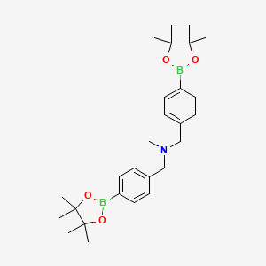 Methylbis[4-(tetramethyl-1,3,2-dioxaborolan-2-yl)benzyl]amine